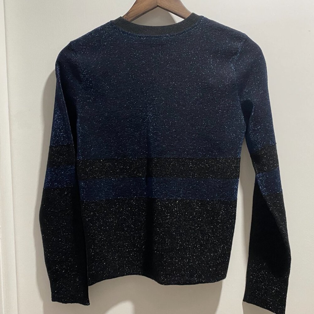 Tory Burch Wool Metallic Basic Office Luxury Knit… - image 2